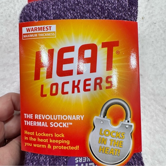 Purple Heat Lockers Thermal Socks - Picture 5 of 10